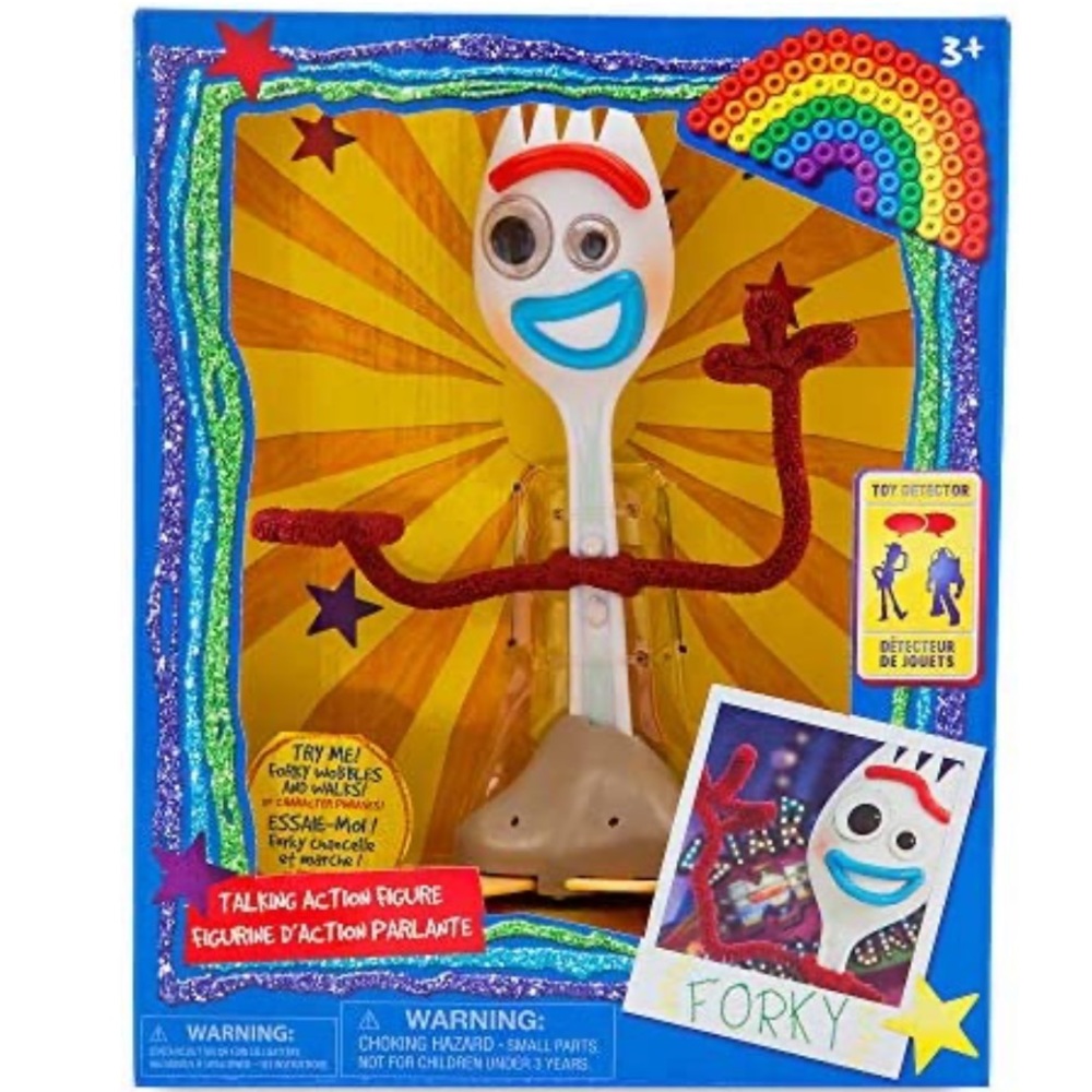Disney Pixar Toy Story 4 - Forky Interactive Talking Action Figure - 7 ¼ Inches